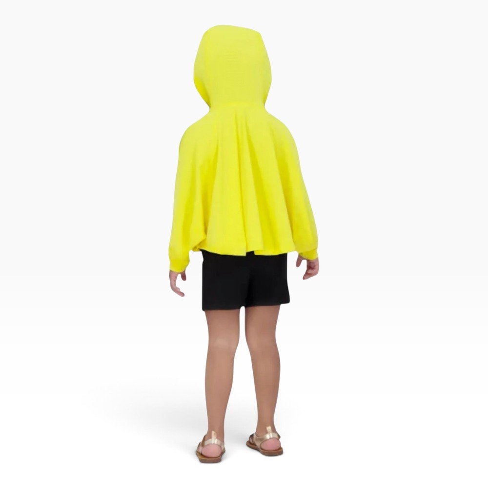 Hazel + Harper UPF Swim Coverup Unisex Kids 2T-4T Yellow Duck Nylon Full Zipper - Picture 5 of 5
